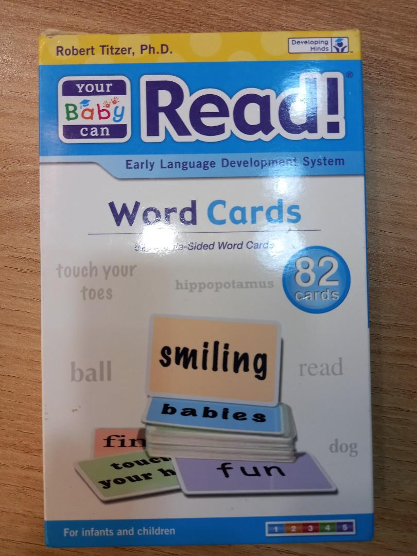 Your baby can read flash cards, Babies & Kids, Infant Playtime on Carousell