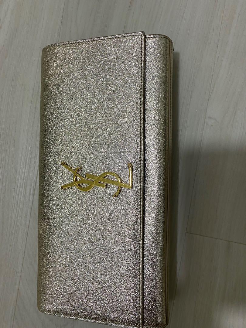 Champagne online color clutch