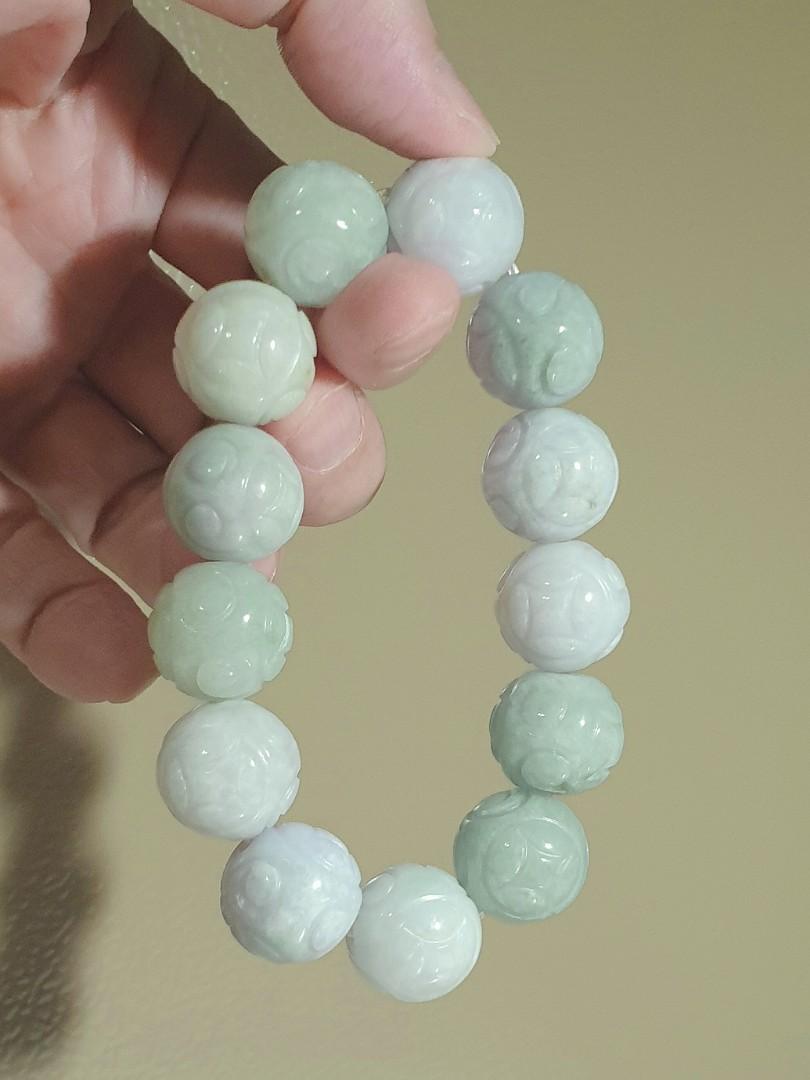 Carved hotsell jade bracelet
