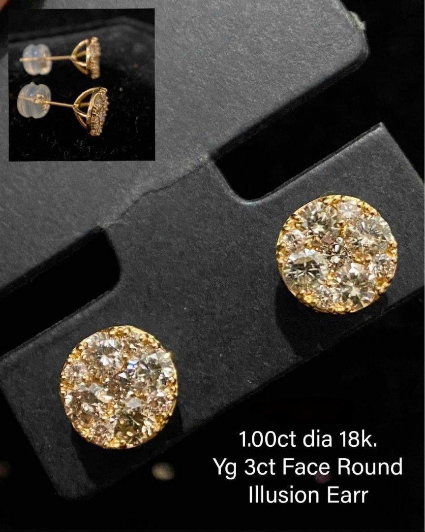 Carat face illusion diamond clearance