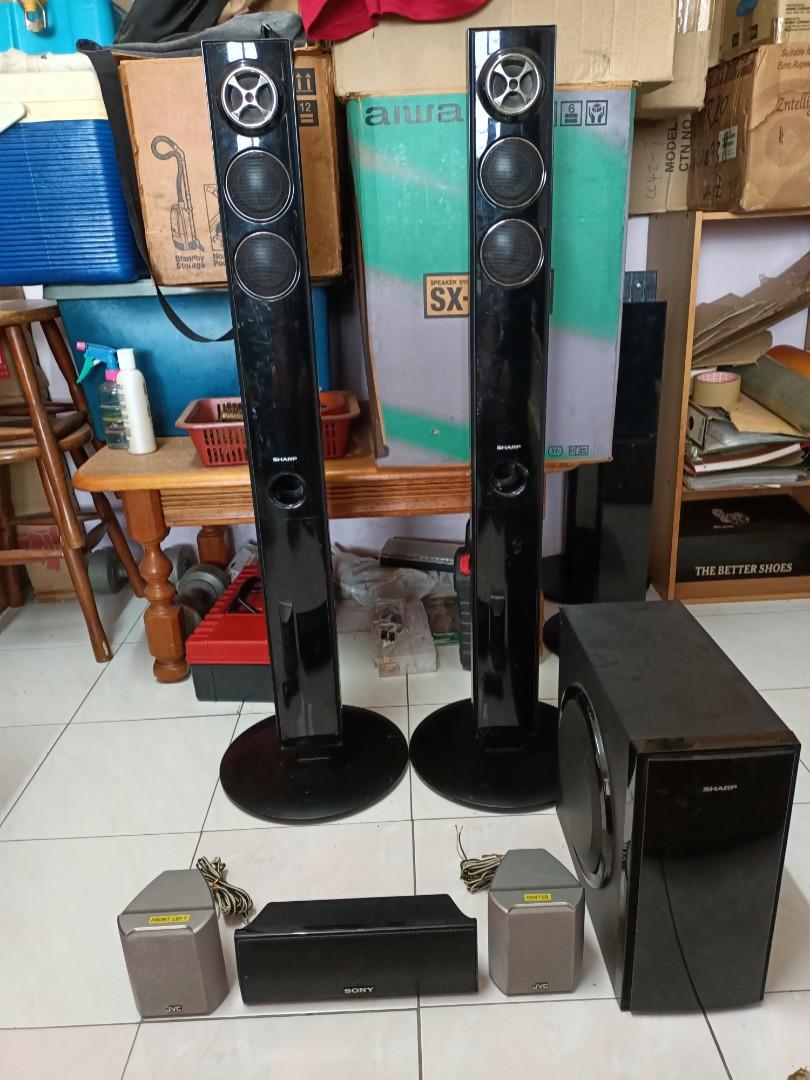 Sharp home theater systems 5.1 speakers on sale