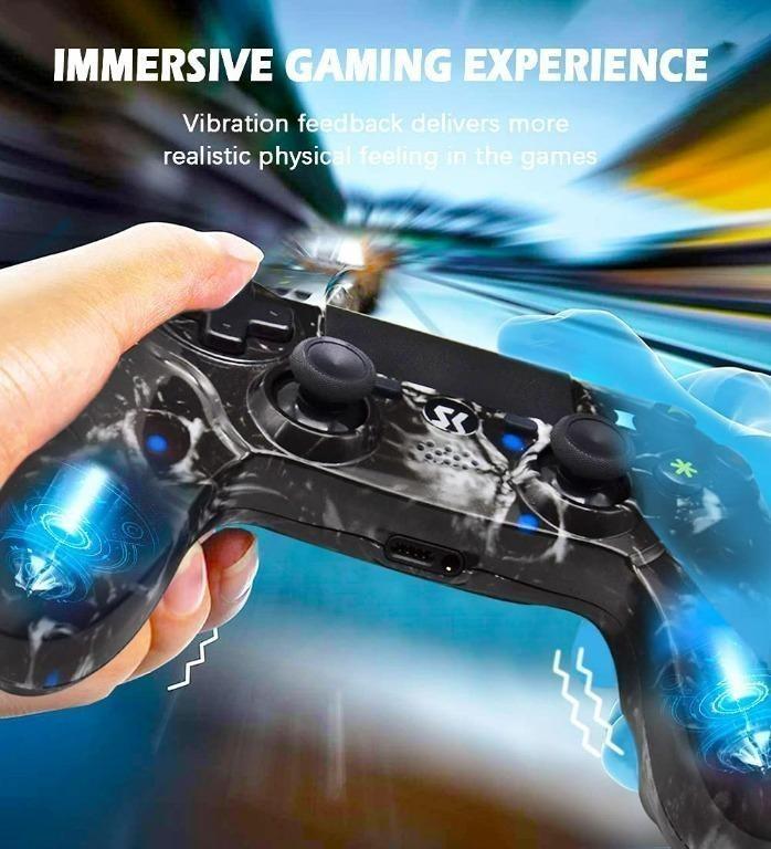 2012A Wireless Controller for PS4 Black Skull Series Dual