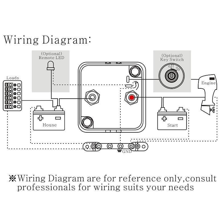 [867] Voltage Sensitive Relay (VSR) module 125Amp-Automatic charing ...