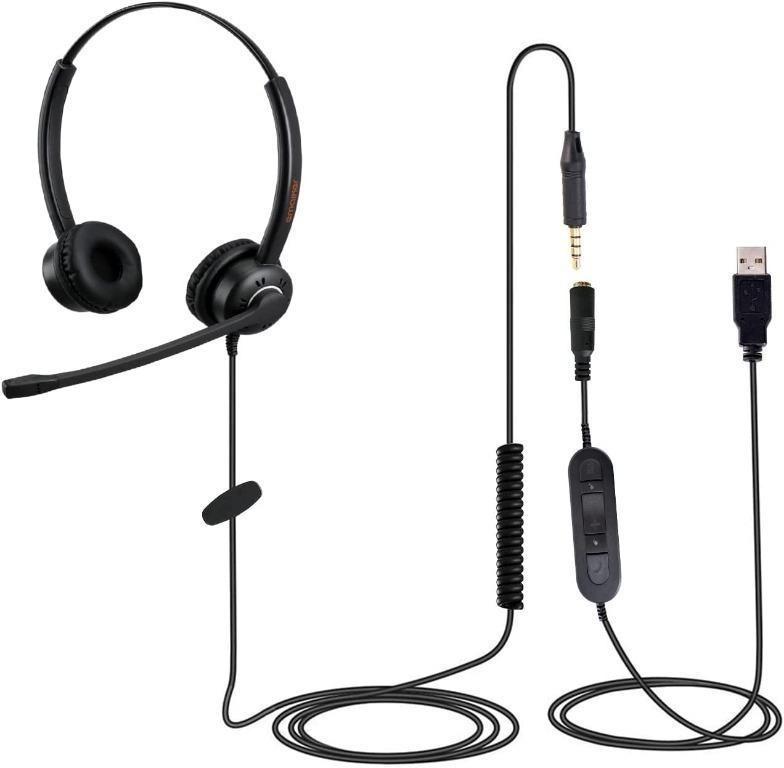 Skype earphones with microphone hot sale