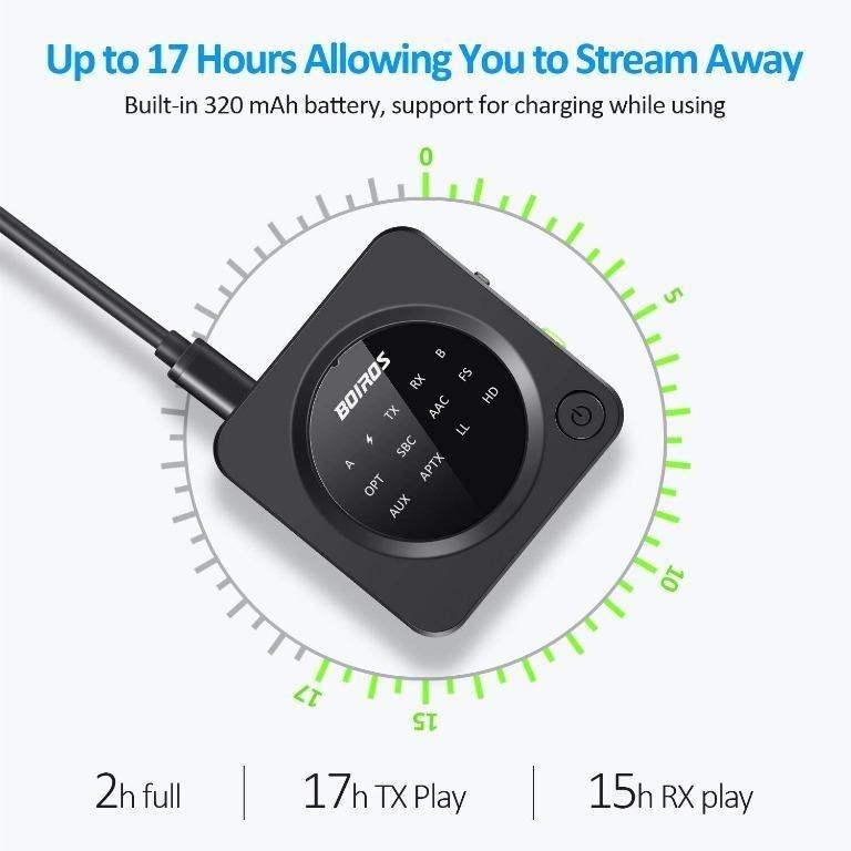 Boiros bluetooth 2025 transmitter