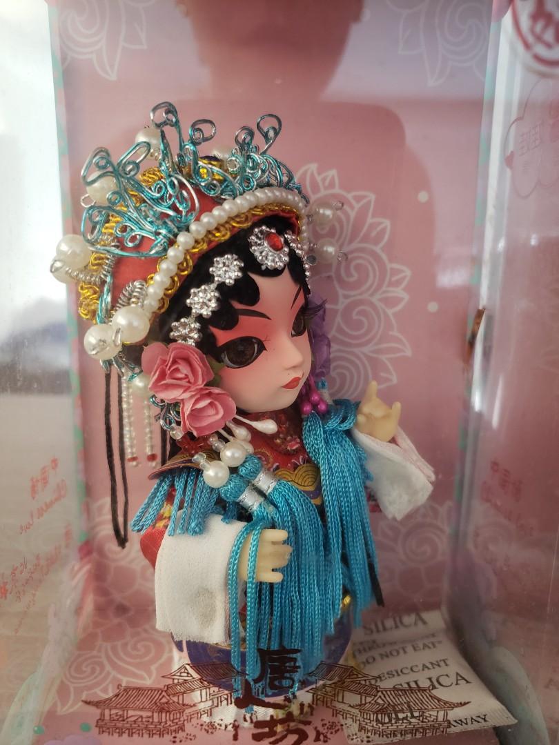 唐玄宗楊貴妃人偶小擺設( Q版粵劇造型公仔/ doll), 興趣及遊戲, 手作 