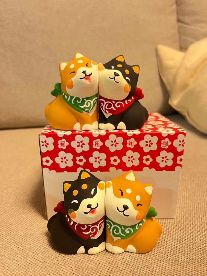 日本柴犬擺設一對入伙禮物生日禮物結婚禮物, 傢俬＆家居, 家居裝飾, 家居裝飾- 其他- Carousell