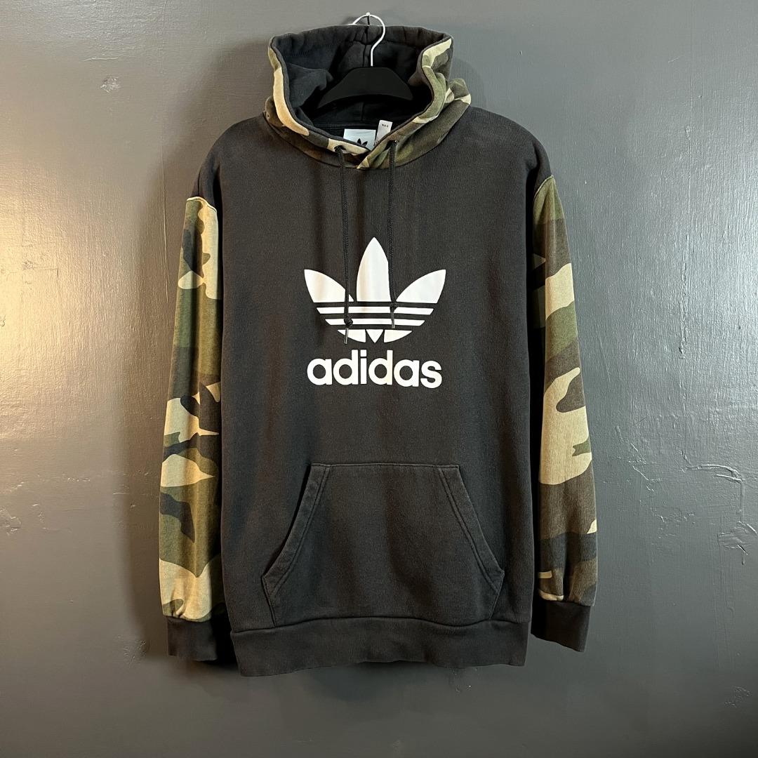 Adidas Trefoil Camo OTH Hoodie Second Original Fesyen Pria