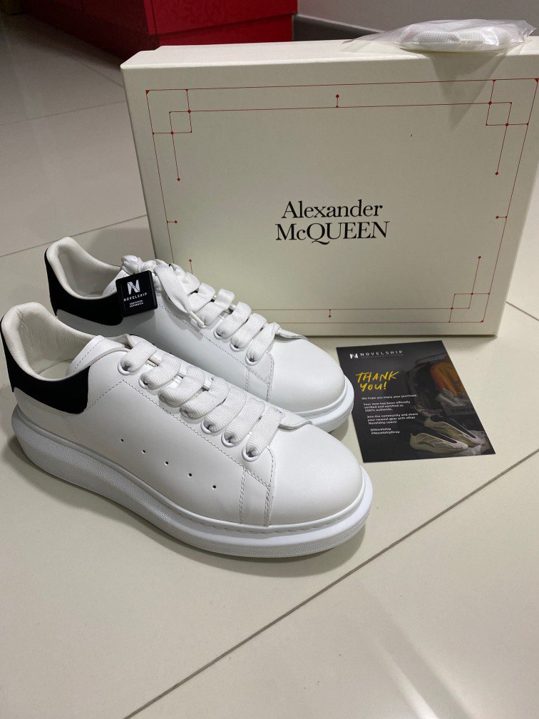 Buy Alexander McQueen Luxury Fashion Mens 553761WHGP01000 Black Sneakers |  Season Permanent at Amazon.in