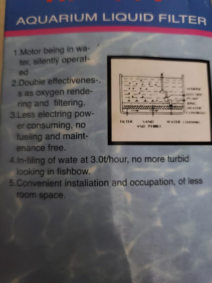 Aquarium liquid filter, Pet Supplies, Homes & Other Pet Accessories on