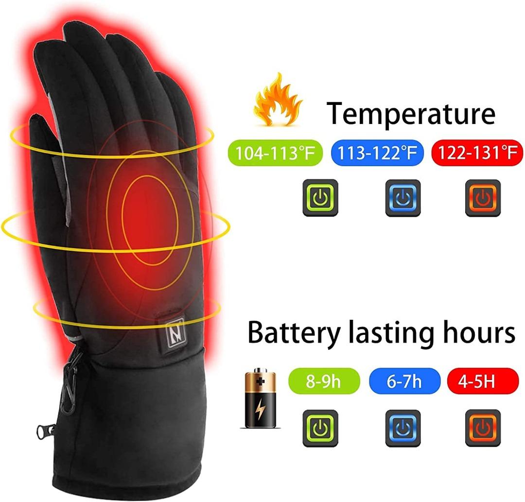 "Aroma Season Heated Gloves for Arthritis Rechargeable for Women