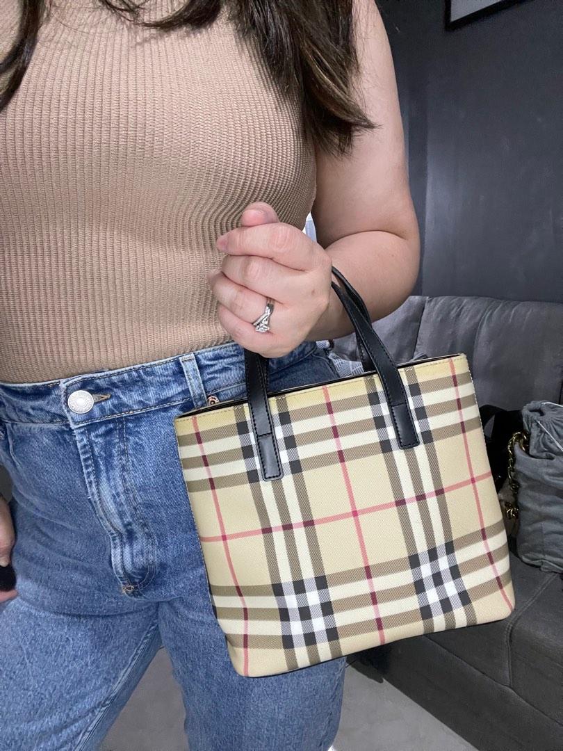 Burberry mini tote shop bag
