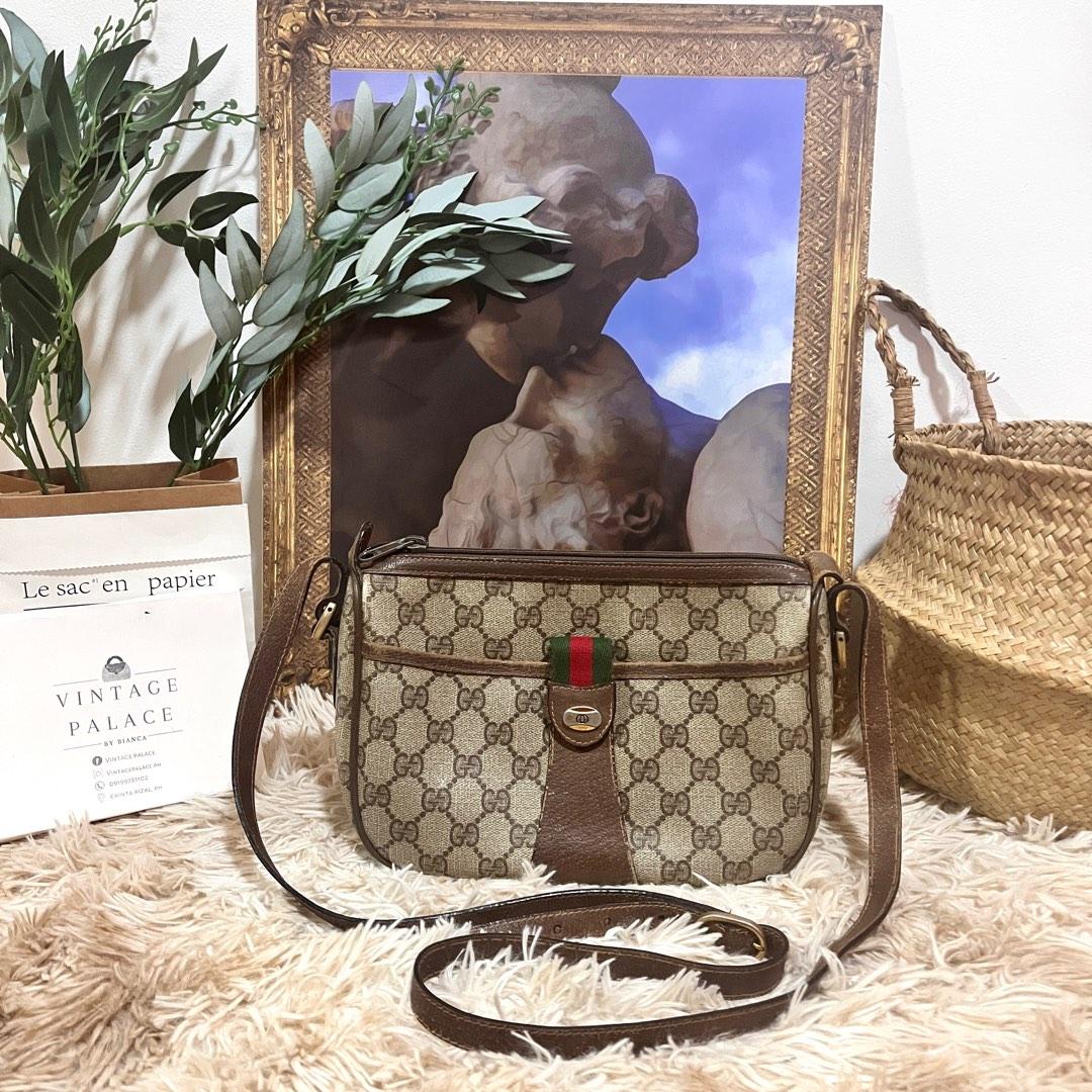 Vintage Gucci Sherry Line Bag, Luxury, Bags & Wallets on Carousell