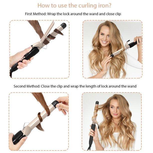 B399 Abody Curling Iron for All Types of Hair Dual Voltage
