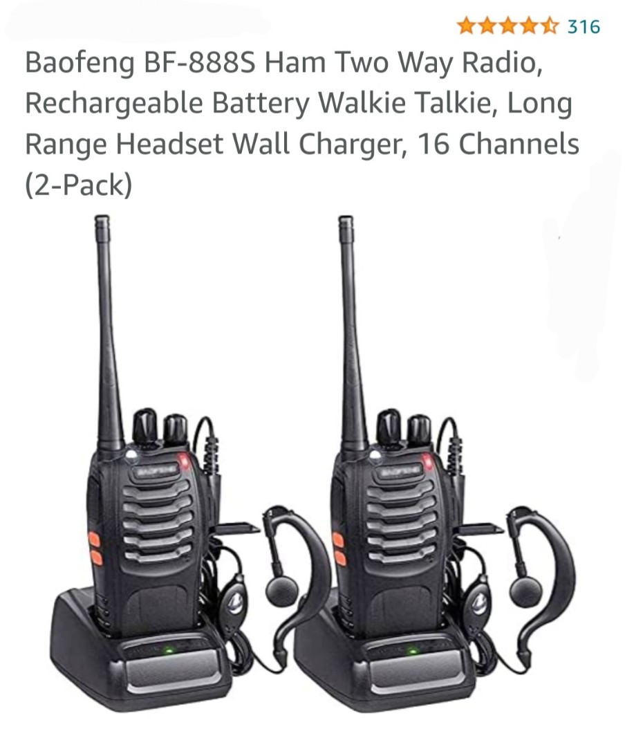 BAOFENG BF888S, Mobile Phones  Gadgets, Walkie-Talkie on Carousell
