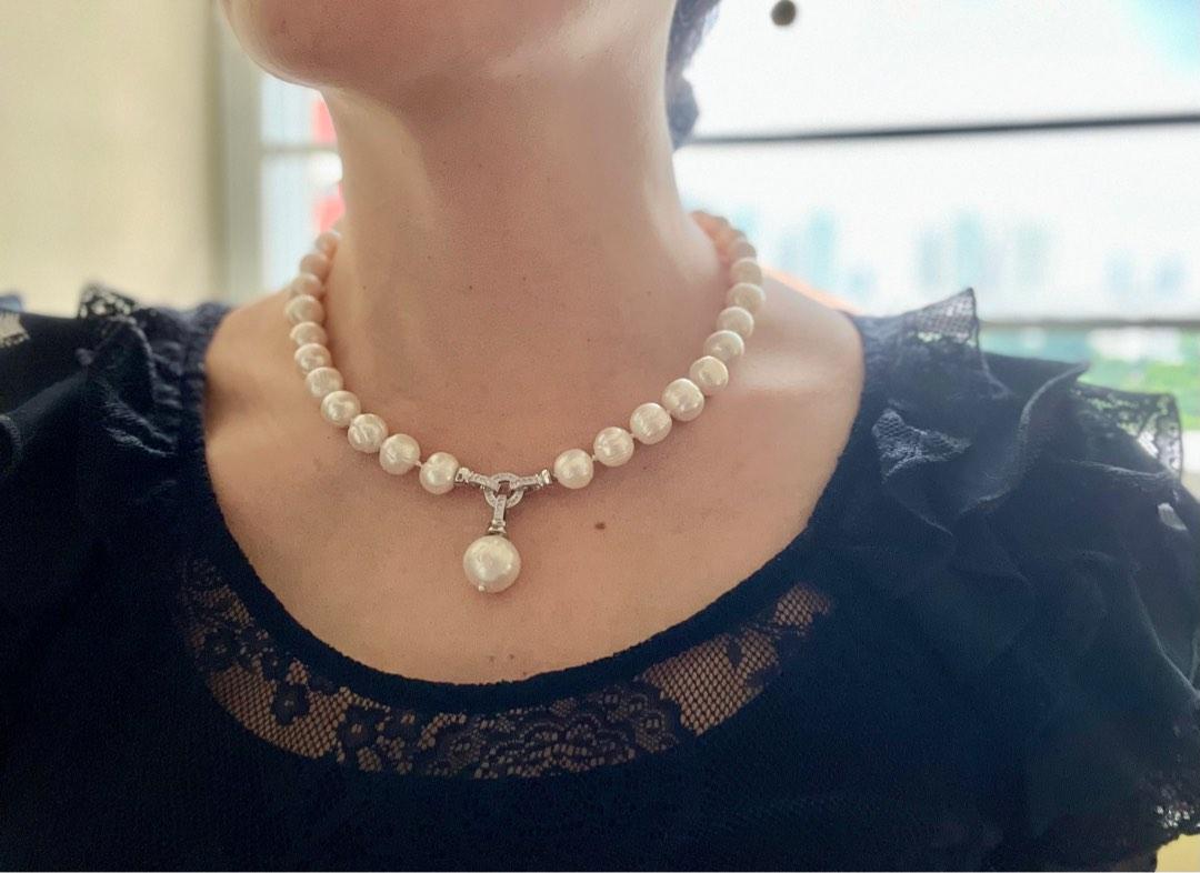 Real pearl new arrivals choker