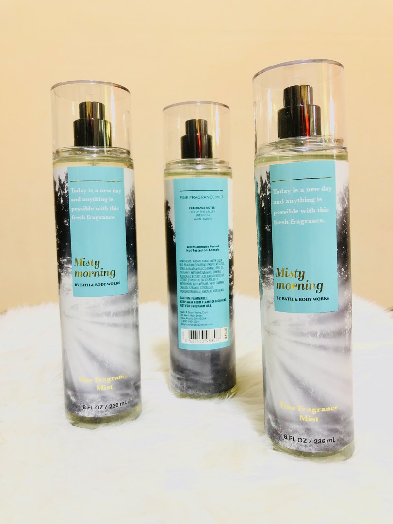 Bath & Body Works Misty Morning, Beauty & Personal Care, Fragrance &  Deodorants on Carousell
