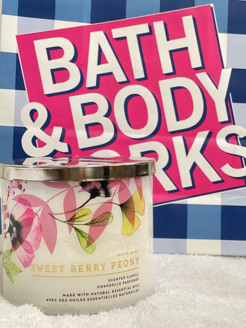 Bath and Body Works / White Barn 3 Wick candles from DUBAI, Furniture