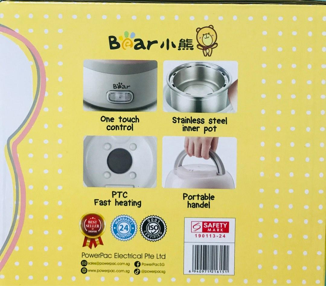 Bear Electric Lunch Box, Stainless Steel Rice Cooker (DFHB13E5), TV