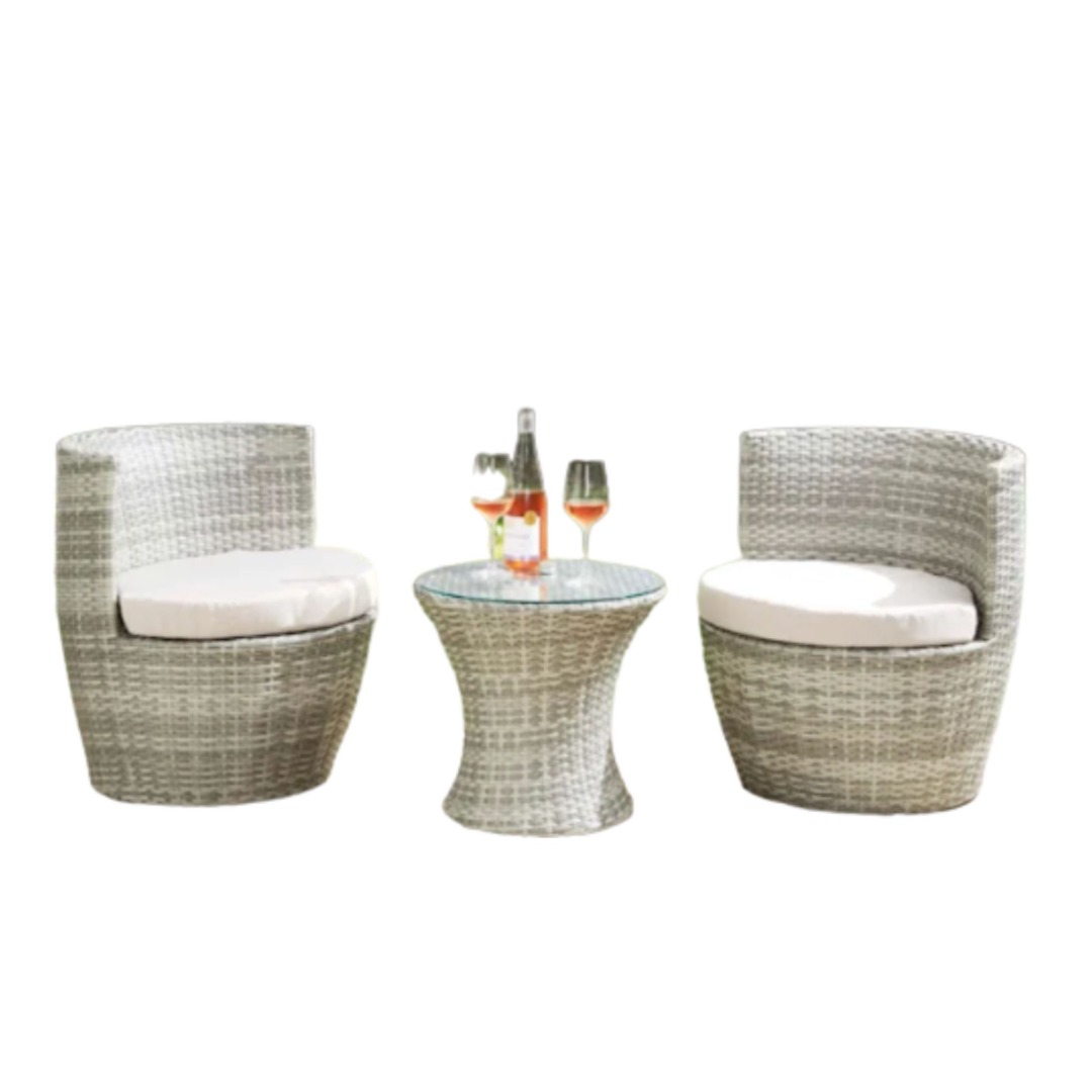 Belavi Wine Bottle Outdoor Setting 3pcs, Furniture & Home Living