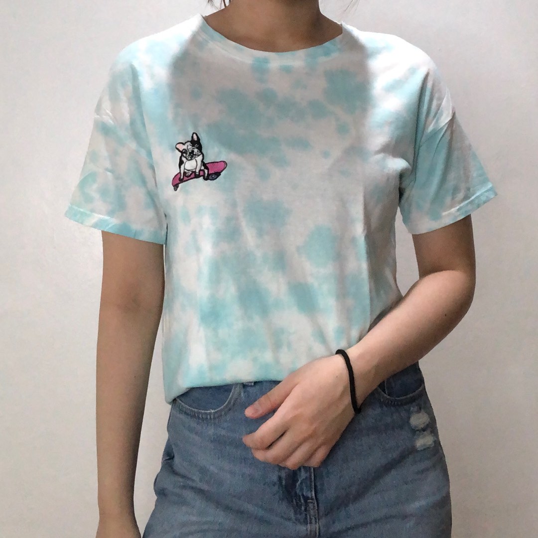 Tie dye shirt bershka on sale