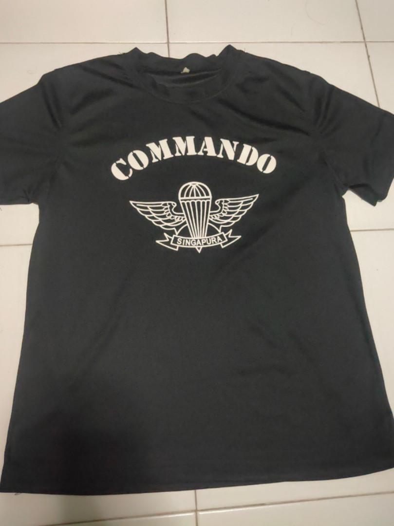 commando t shirt black