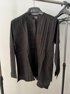Blouse asymmetric black