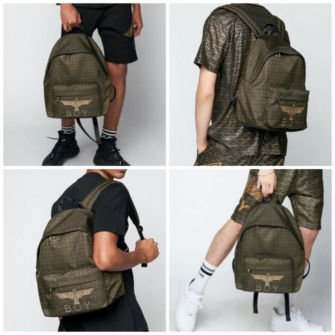 Monogram top boy backpacks
