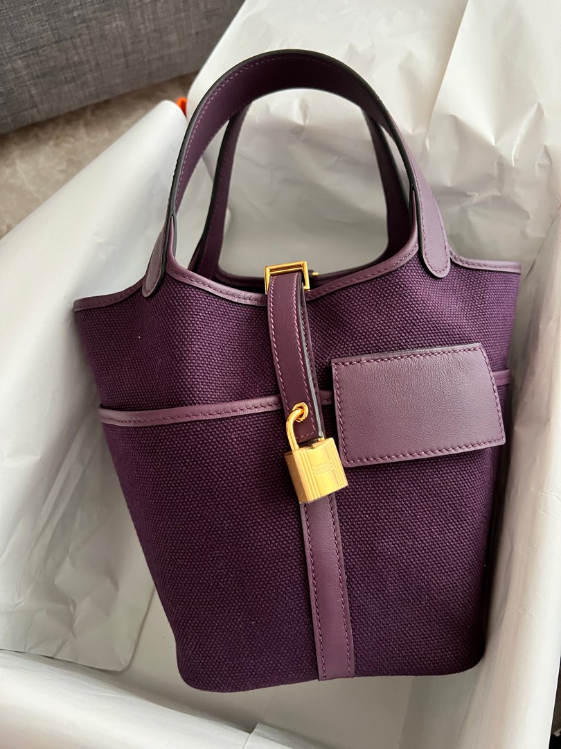 Hermes Picotin 18 Cargo Raisin at 1stDibs