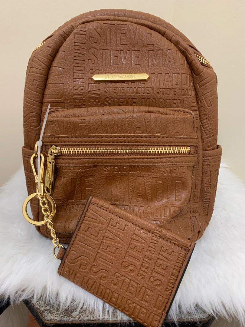 Steve madden cognac backpack new arrivals