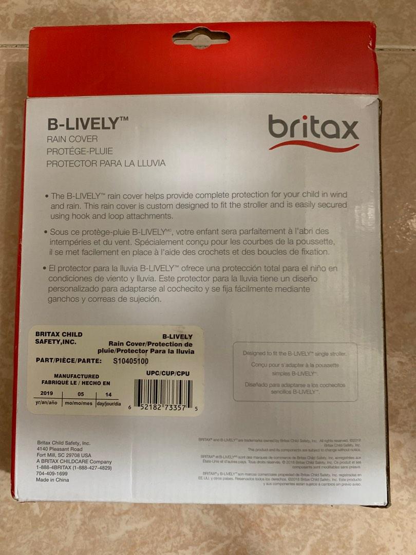 Britax b lively hotsell rain cover