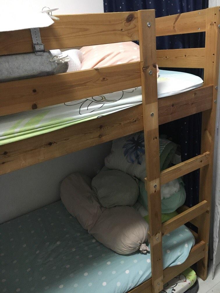Ikea MYDAL Bunk Bed FRAME with underbed( trundle ) , Furniture & Home Living, Furniture, Bed
