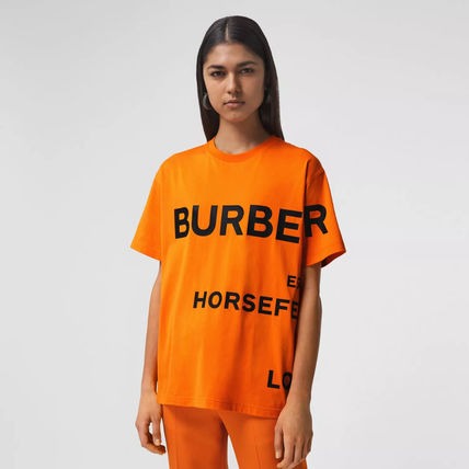 Burberry t shop shirt mens orange