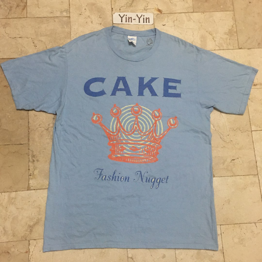 Vintage Cake Band Fashion Nugget T-Shirt Size XL Single Stitch | eBay