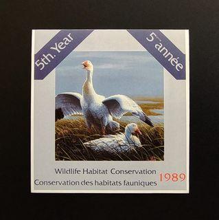Canada 1989 Wildlife Habitat Conservation Booklet G311a