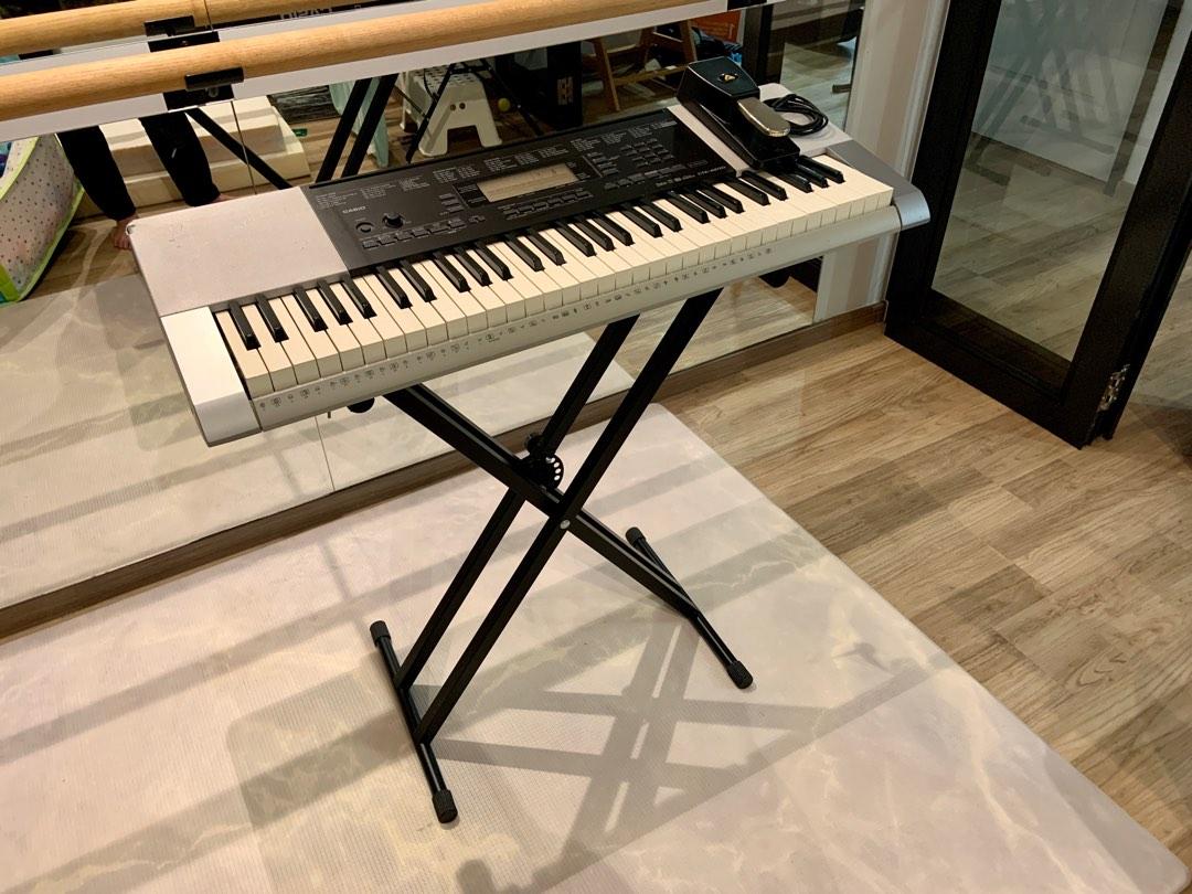 Keyboard Casio CTK 4200 (Weighted Keys) with Sustain Paddle and Stand