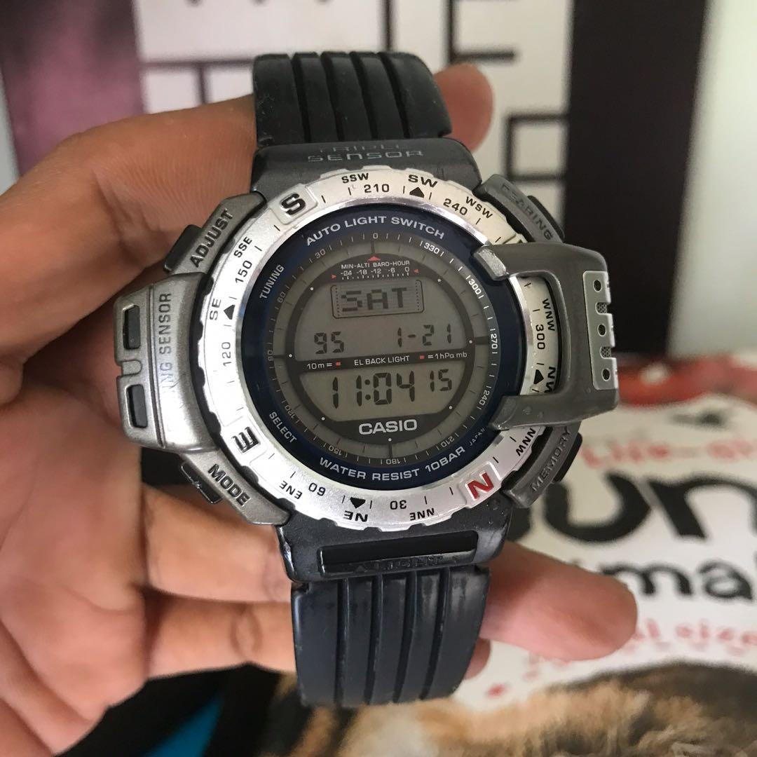 casio protrek fishing gear edition, Men's Fashion, Watches
