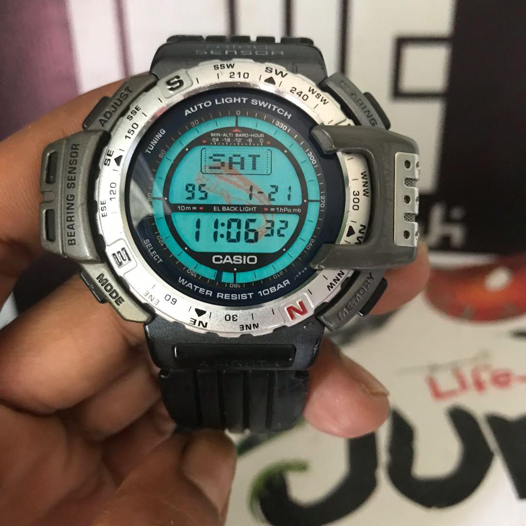 casio protrek fishing gear edition, Men's Fashion, Watches