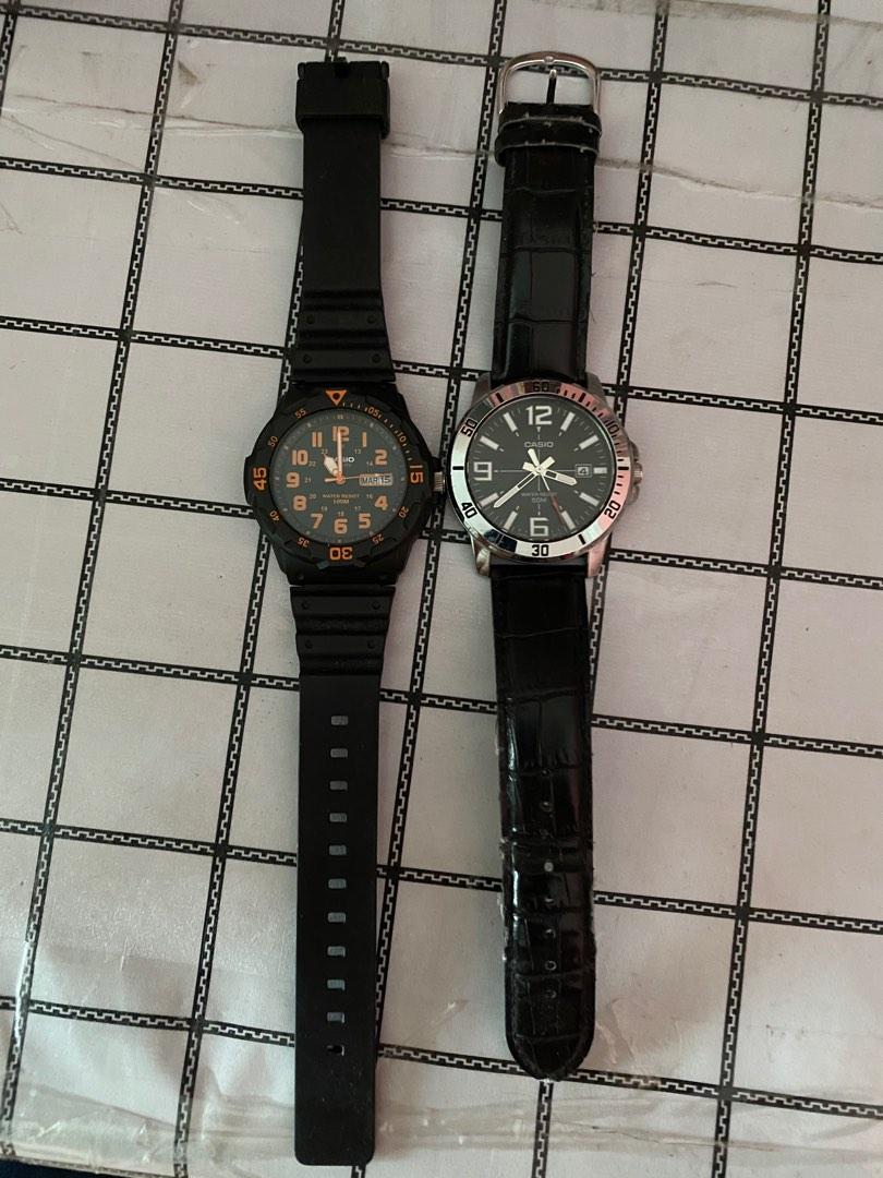Casio st steel back sales