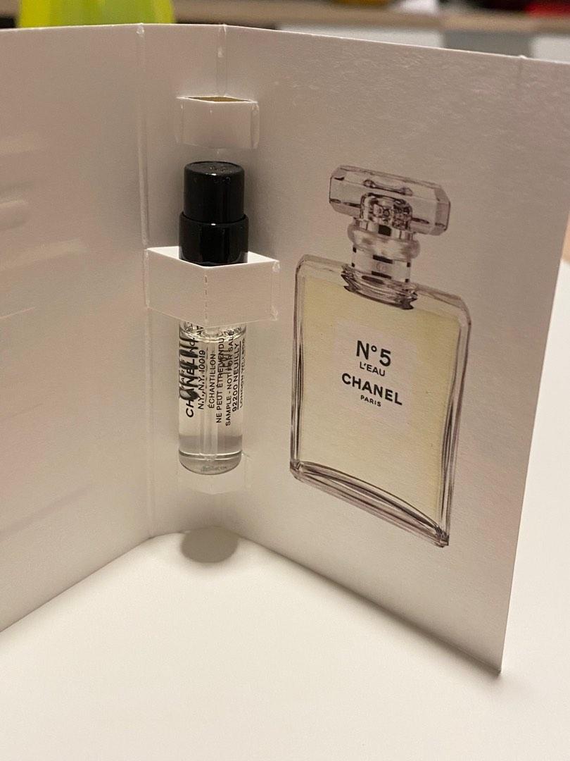 Chanel Perfume Tester N°5 l'eau, Beauty & Personal Care, Fragrance &  Deodorants on Carousell