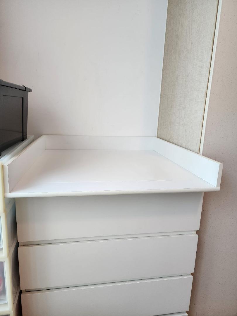 Changing top for IKEA Malm Ben, white, Babies & Kids, Baby Nursery