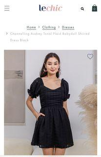 Channeling audrey tonal plaid babydoll