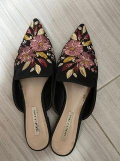 Charles and Keith Slip on Sandals