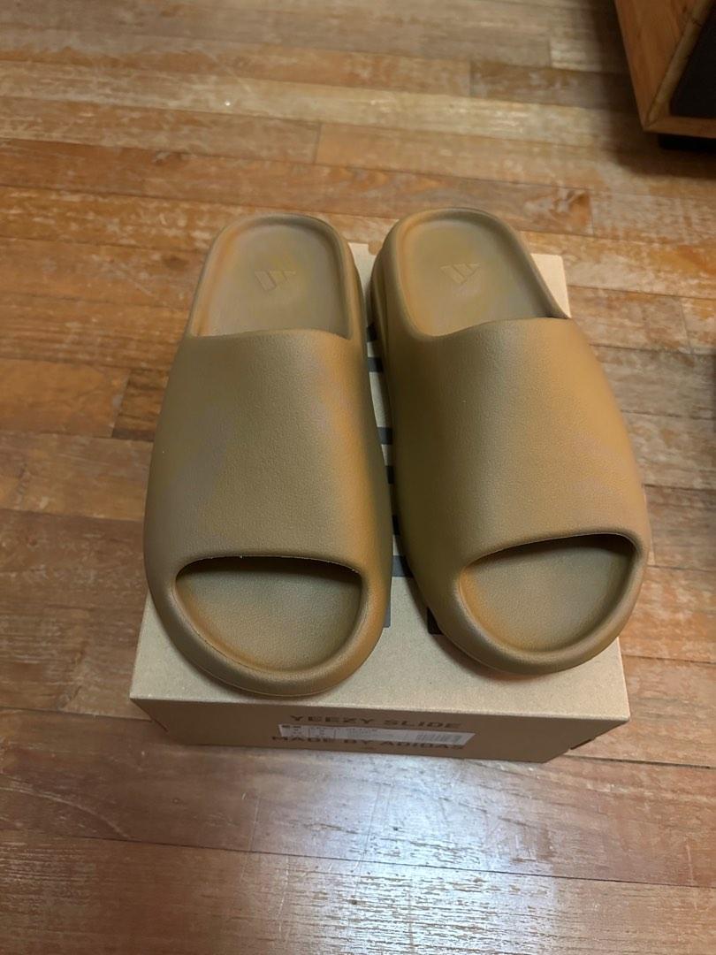 Cheapest Yeezy slide ochre us 9 u003dUK 9, Men's Fashion, Footwear, Flipflops  and Slides on Carousell