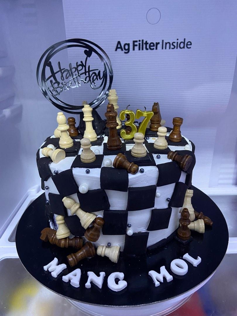 Effortless Chess Board Cake- Order Online Effortless Chess Board Cake @  Flavoursguru