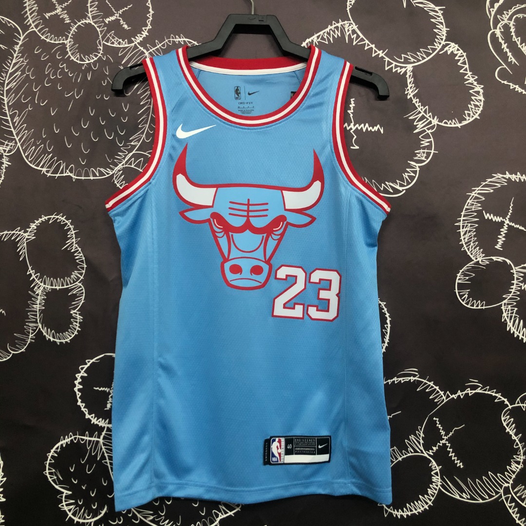 Chicago bulls jersey blue discount