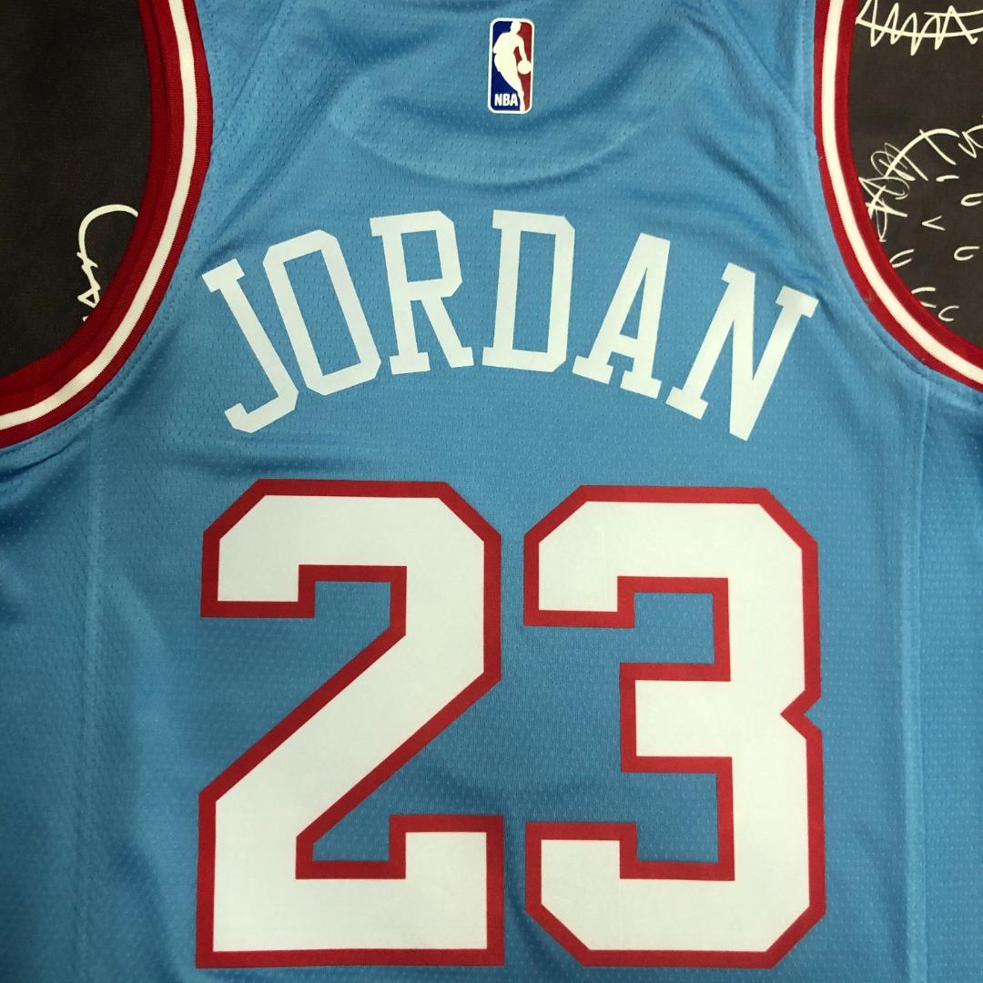 Art Chicago Bulls Michael Jordan #23 Nba Great Player 2020 City Edition New  Arrival Blue Jersey Style Polo Shirt - Bluefink