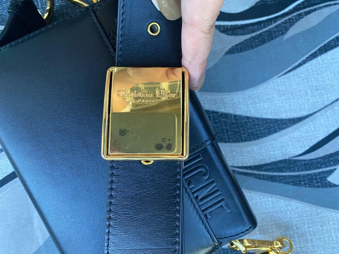 Christian Dior Montaigne 30 mini box bag (Category: Luxury Bags & Wallets) located in Butuan. Submitted by natalday (Listing ID 1188092104, Image 3). Description: authentic 30 MONTAIGNE BOX BAG 17.5 x 11.5 x 5 cm The 30 Montaigne line is inspired by the emblematic address and offers essential pieces that embody the House’s iconic codes. The compact handbag is crafted in black box calfskin for an elegant and modern look. The flap is embellished wi
