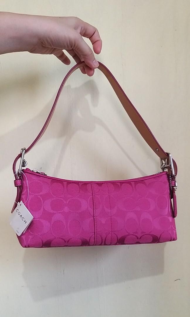 Fuschia clearance coach purse