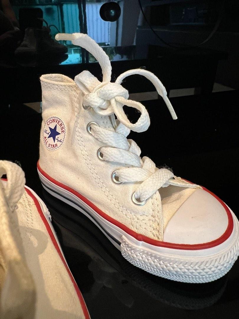 Infant white clearance converse high tops